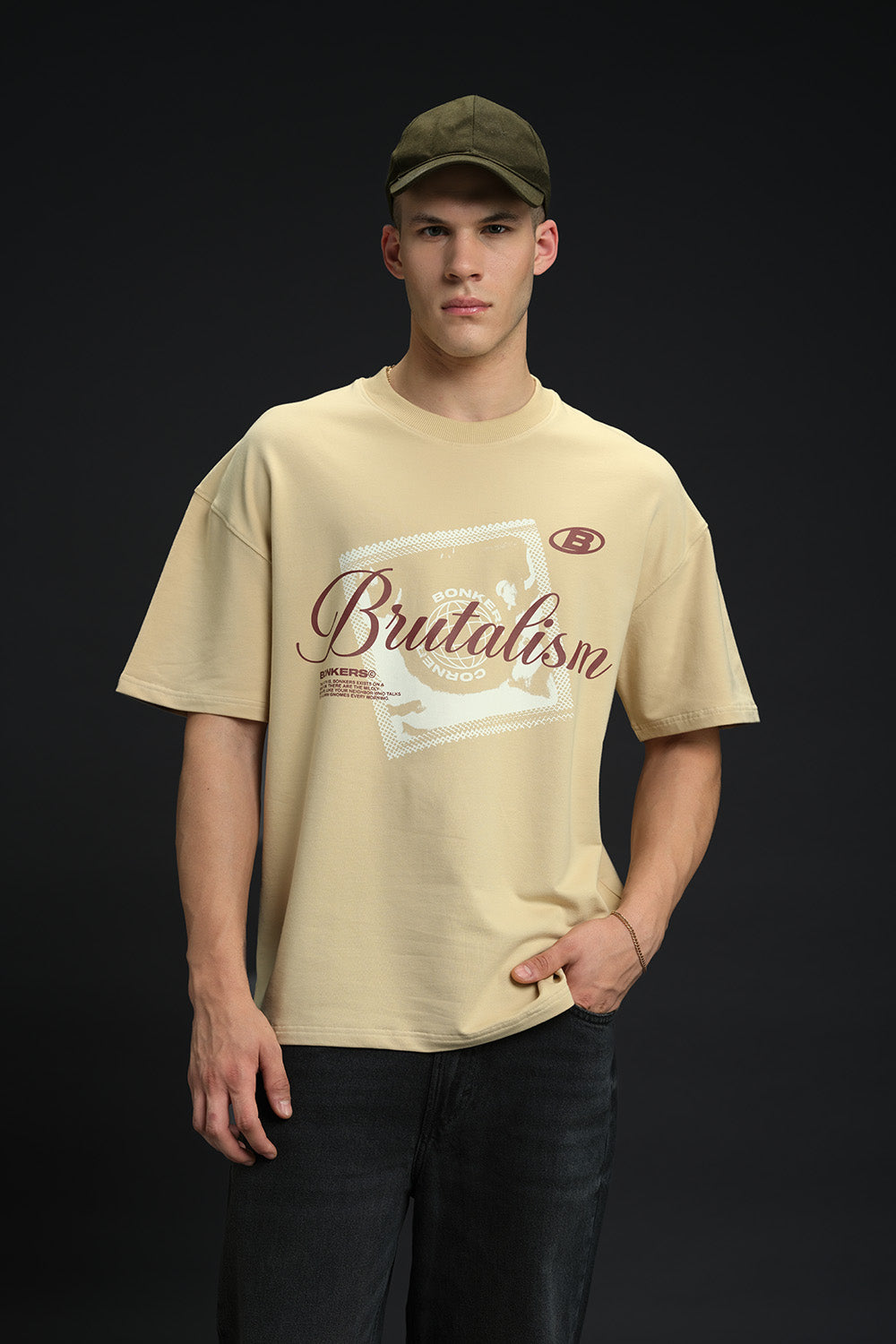 Raw Brutalism Oversized T-shirt - BonkersCorner