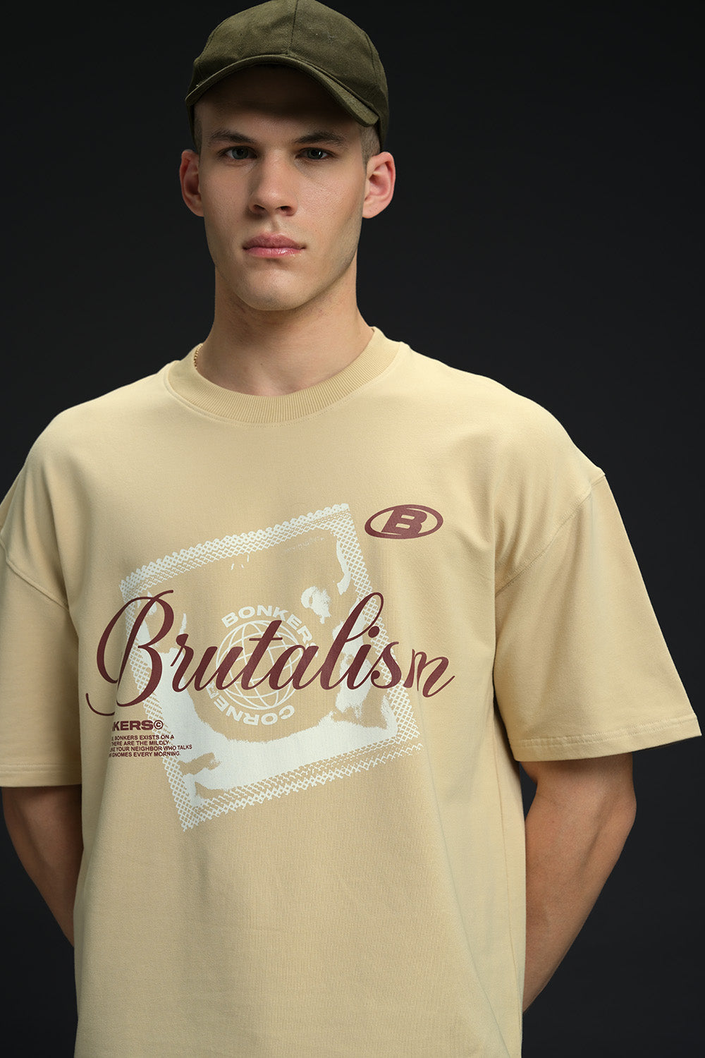 Raw Brutalism Oversized T-shirt - BonkersCorner