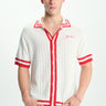 Red Grid Theory Shirt - BonkersCorner
