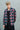 Red Green Check Relaxed Fit Shirt