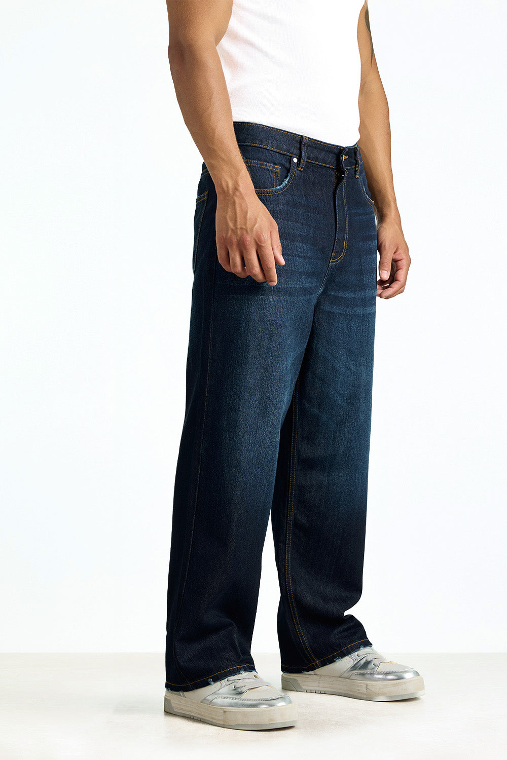 Restore Indigo Relaxed Fit Jeans - BonkersCorner