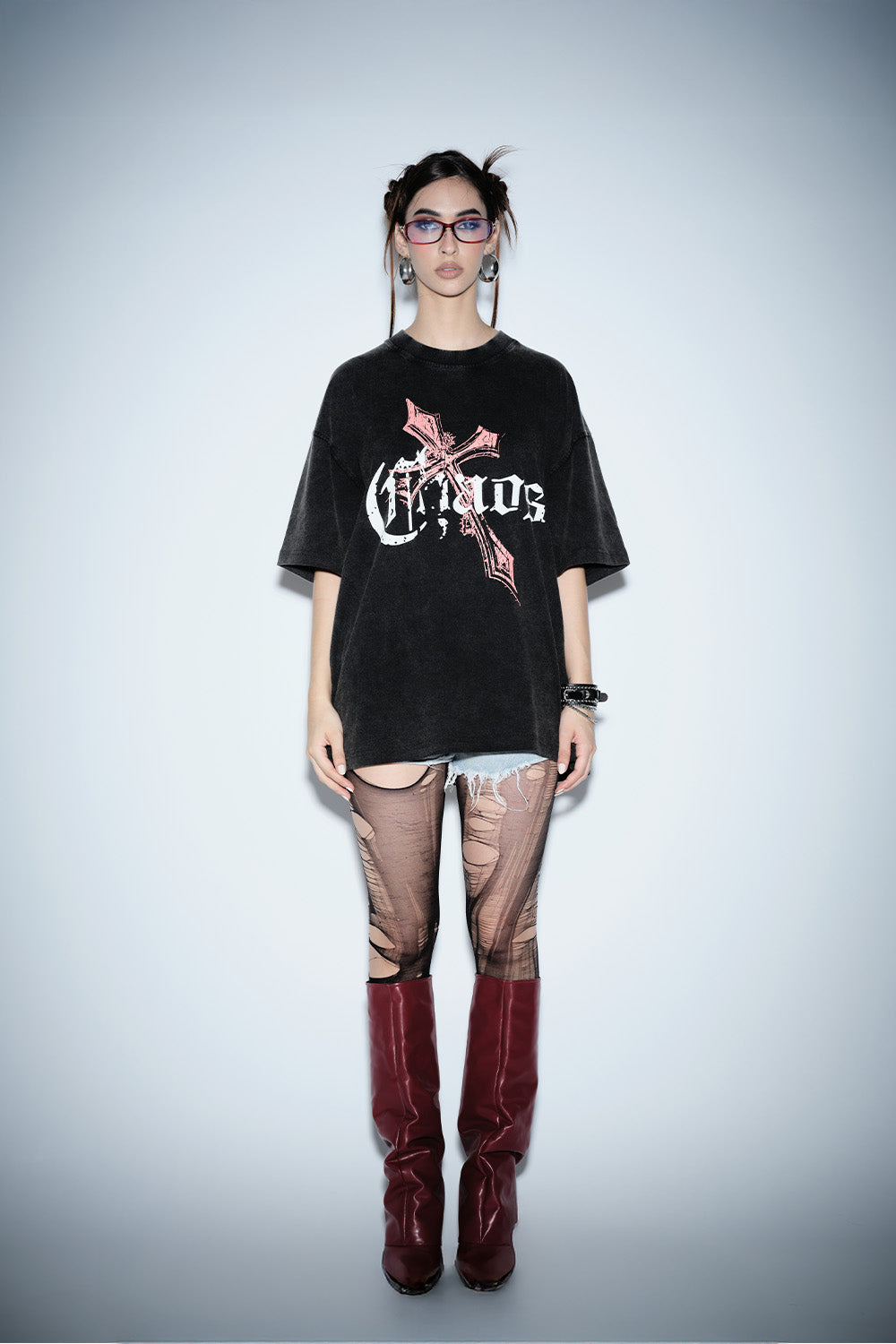 Restrained Chaos Oversized T-shirt - BonkersCorner