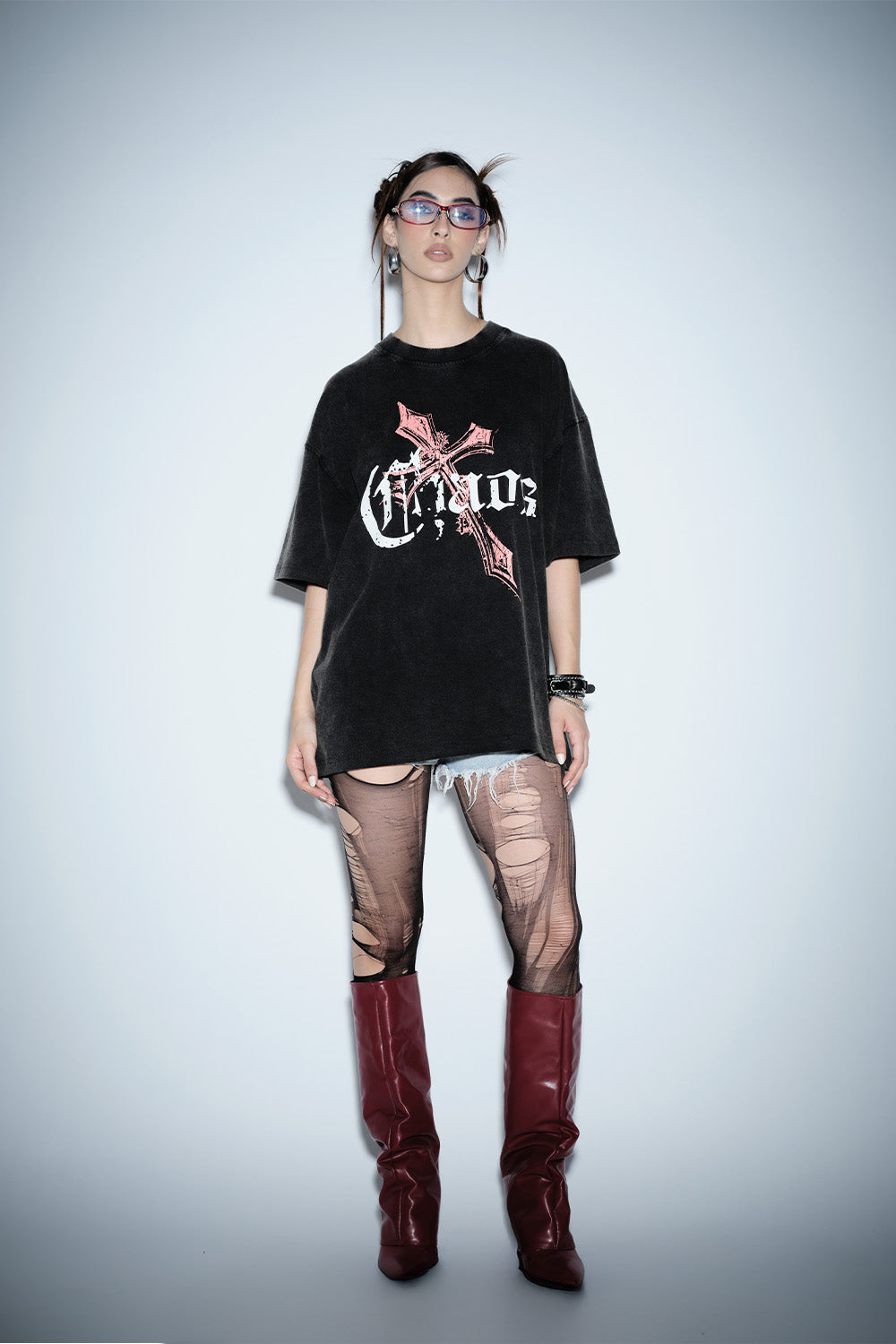 Restrained Chaos Oversized T-shirt - BonkersCorner