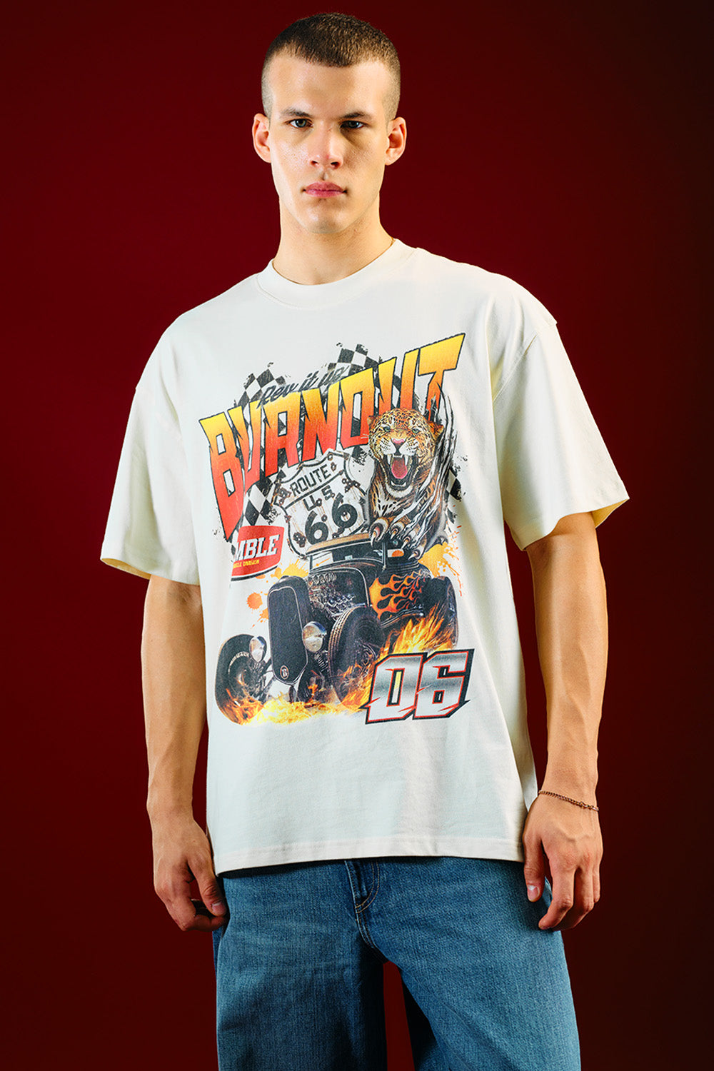 Rev It Up Oversized T-shirt - BonkersCorner