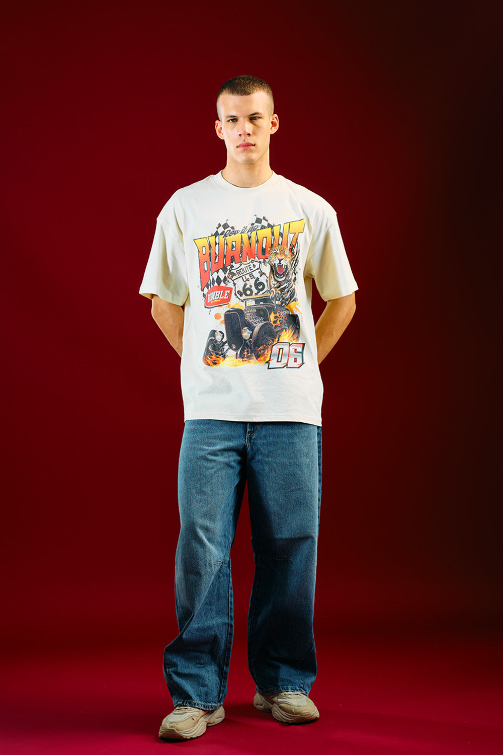 Rev It Up Oversized T-shirt - BonkersCorner