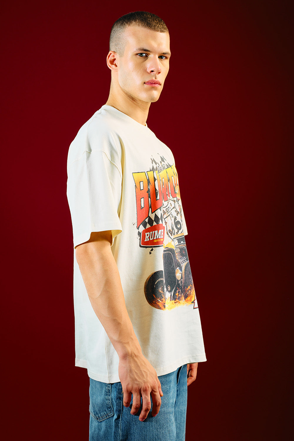 Rev It Up Oversized T-shirt - BonkersCorner