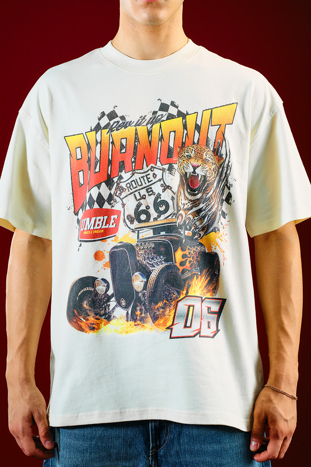 Rev It Up Oversized T-shirt - BonkersCorner