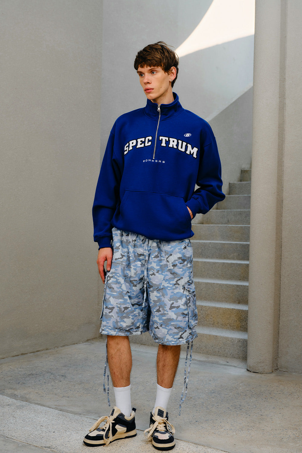 Royal Blue Spectrum Pullover - BonkersCorner