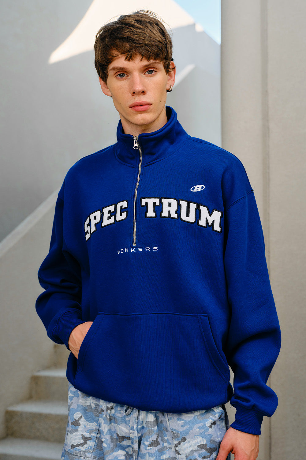 Royal Blue Spectrum Pullover - BonkersCorner