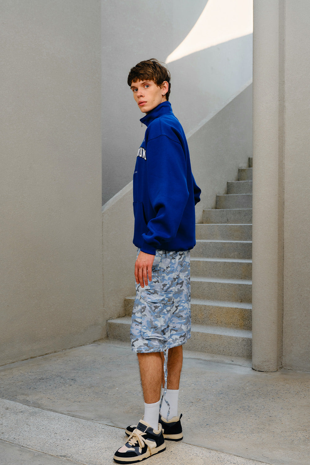 Royal Blue Spectrum Pullover - BonkersCorner