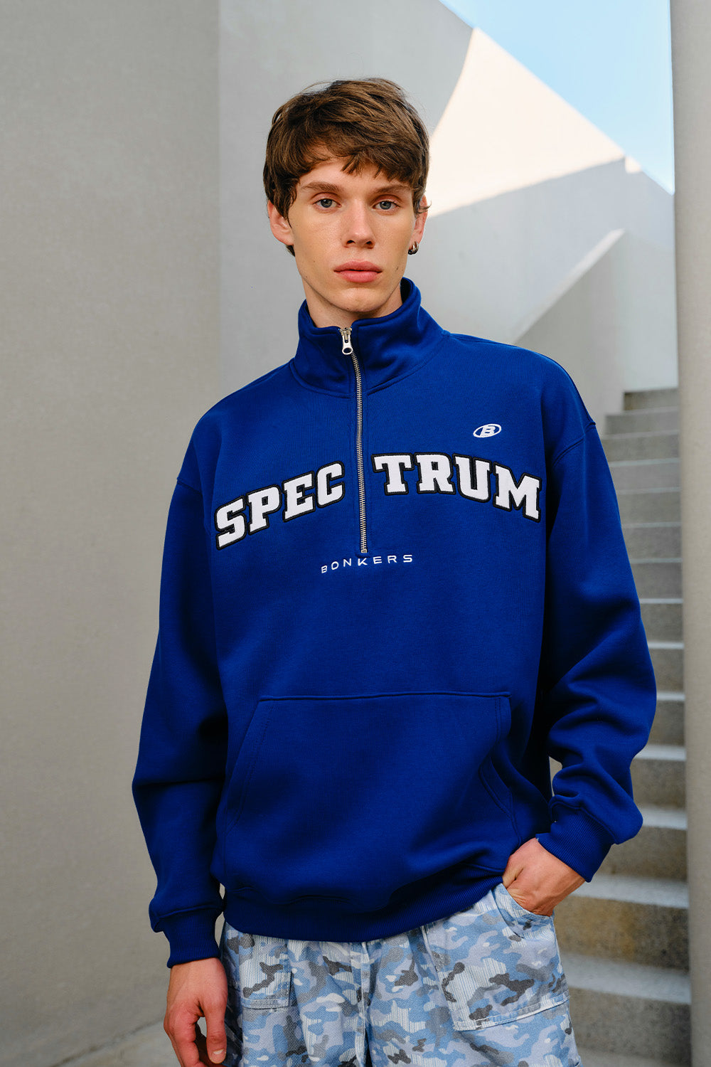 Royal Blue Spectrum Pullover - BonkersCorner