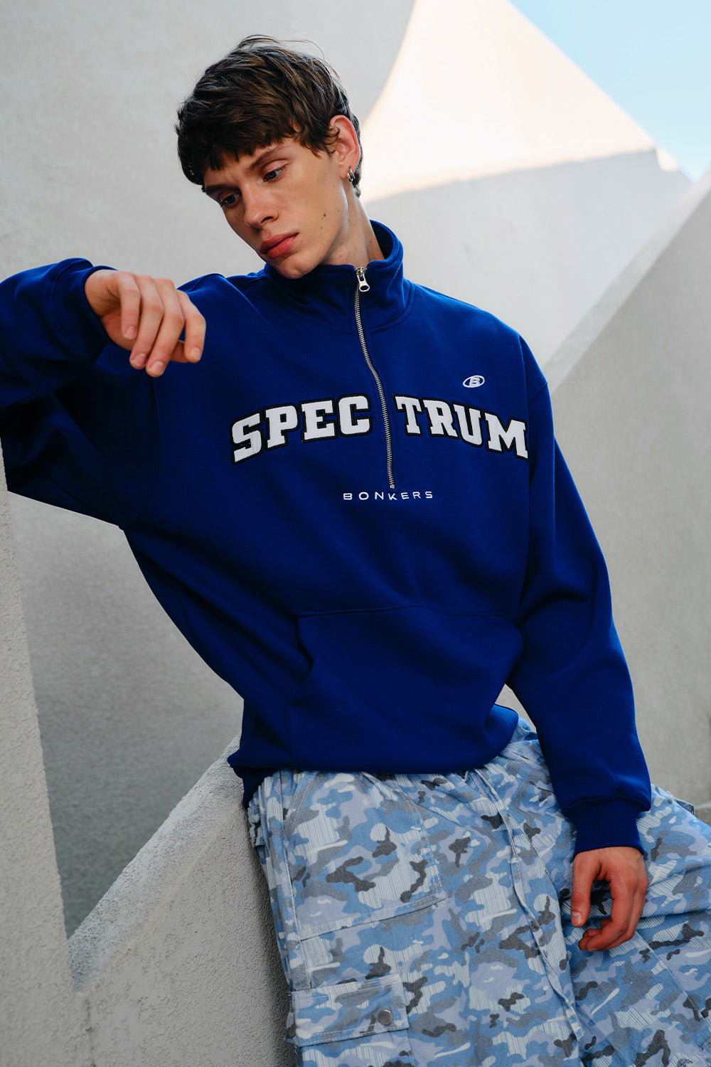 Royal Blue Spectrum Pullover - BonkersCorner