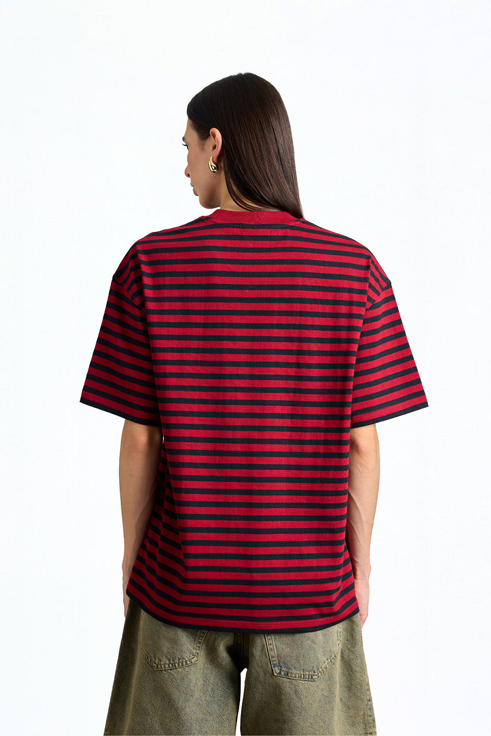 Rush Hour Stripe Oversized T-shirt - BonkersCorner