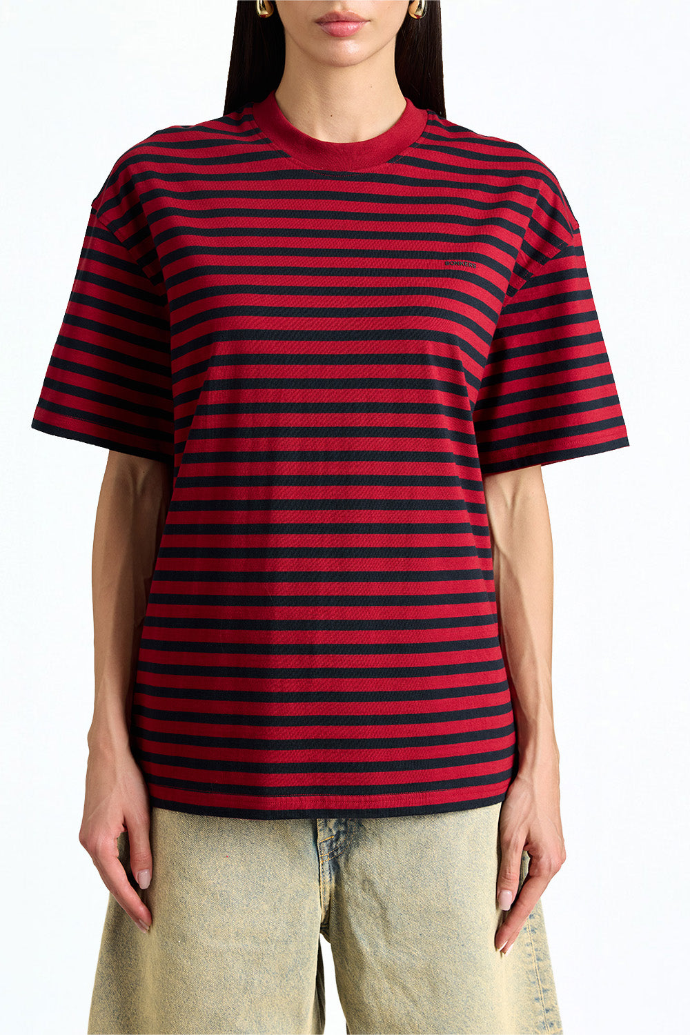 Rush Hour Stripe Oversized T-shirt - BonkersCorner