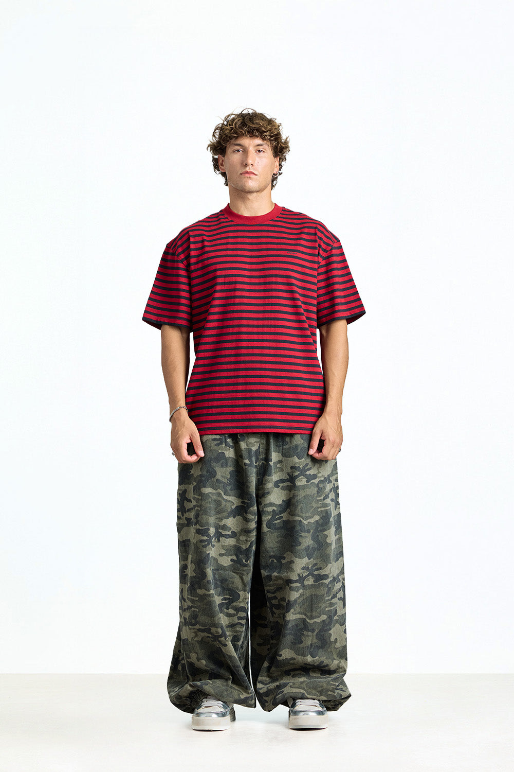 Rush Hour Stripe Oversized T-shirt - BonkersCorner