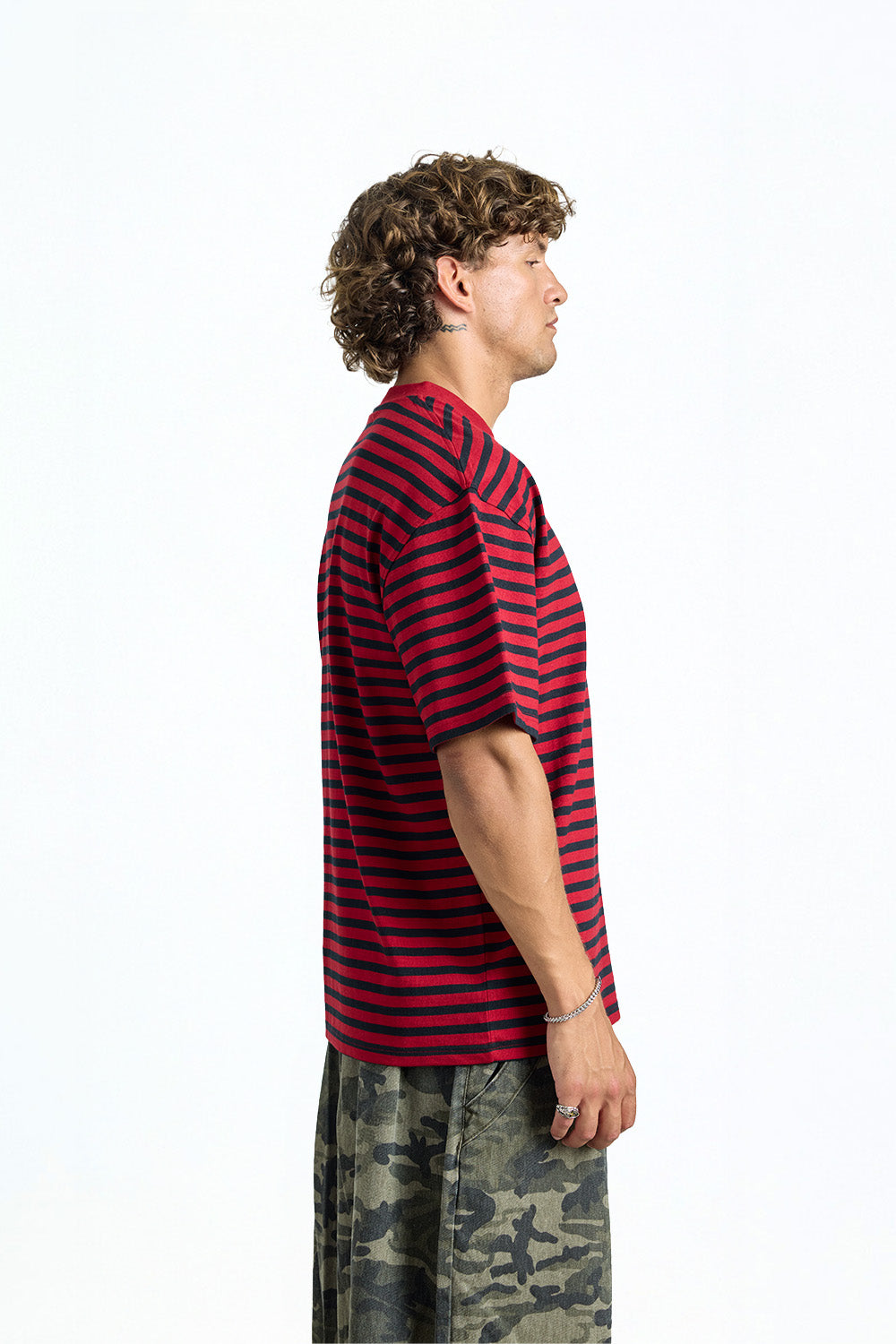 Rush Hour Stripe Oversized T-shirt - BonkersCorner