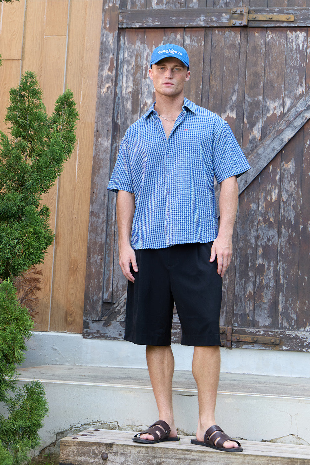 Skyline Checkered Shirt - BonkersCorner