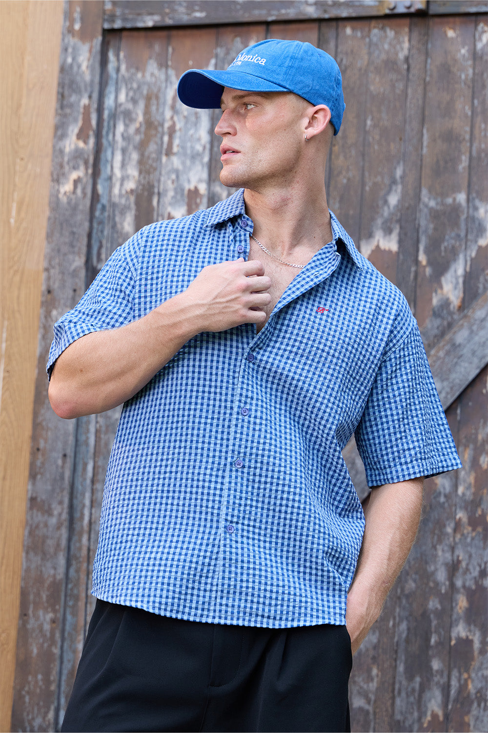 Skyline Checkered Shirt - BonkersCorner