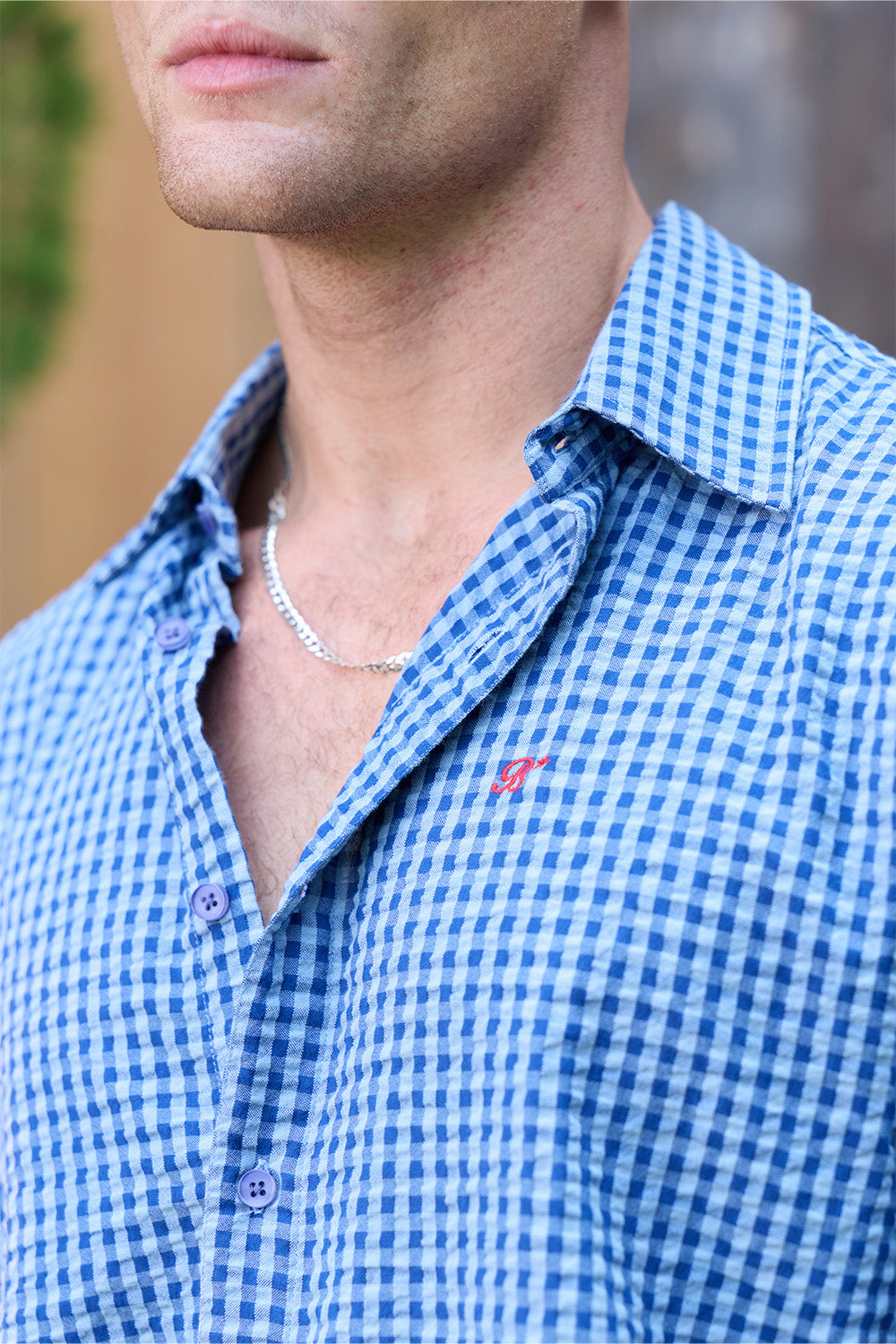 Skyline Checkered Shirt - BonkersCorner
