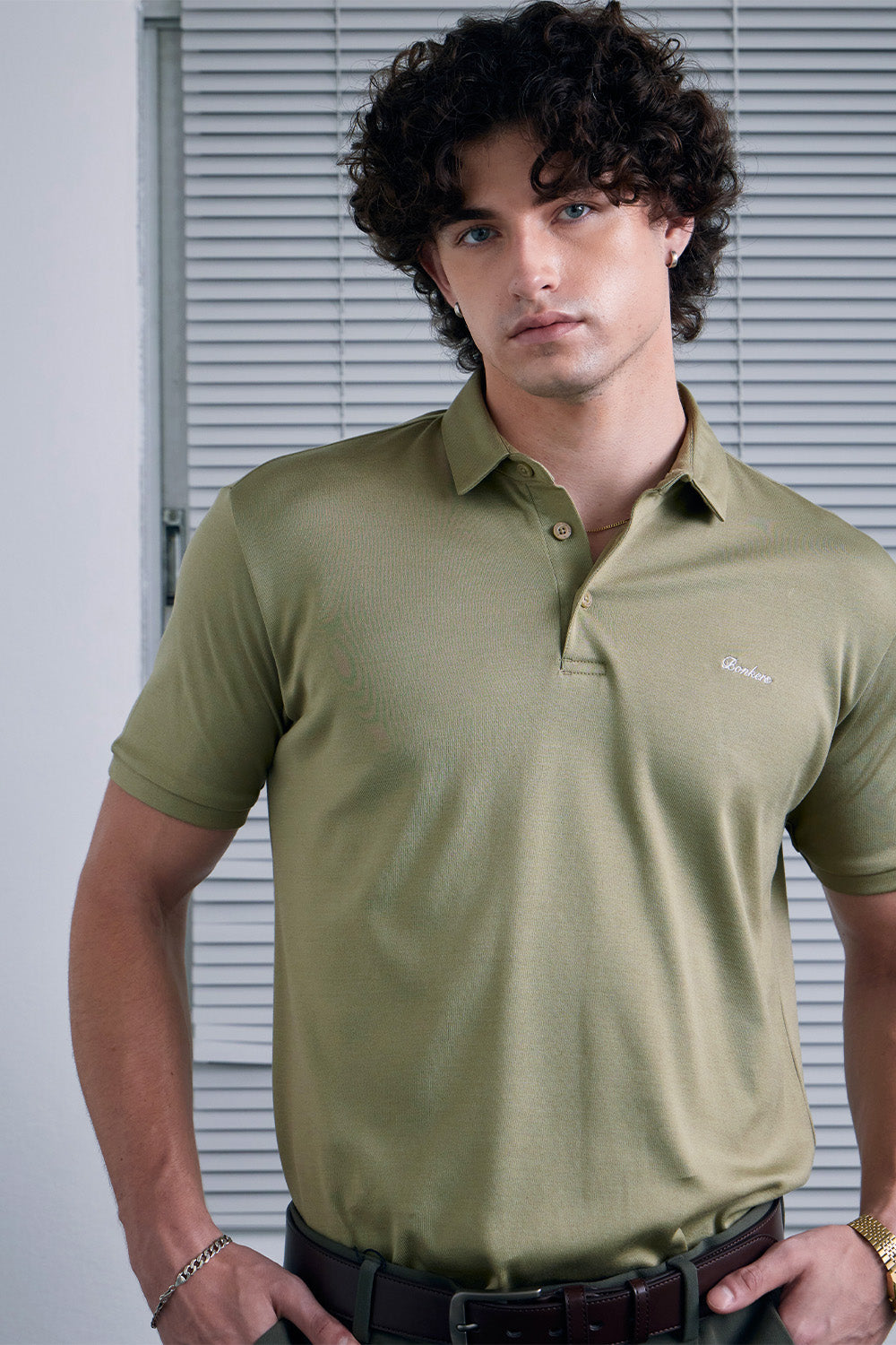 Premium Essential Olive Polo