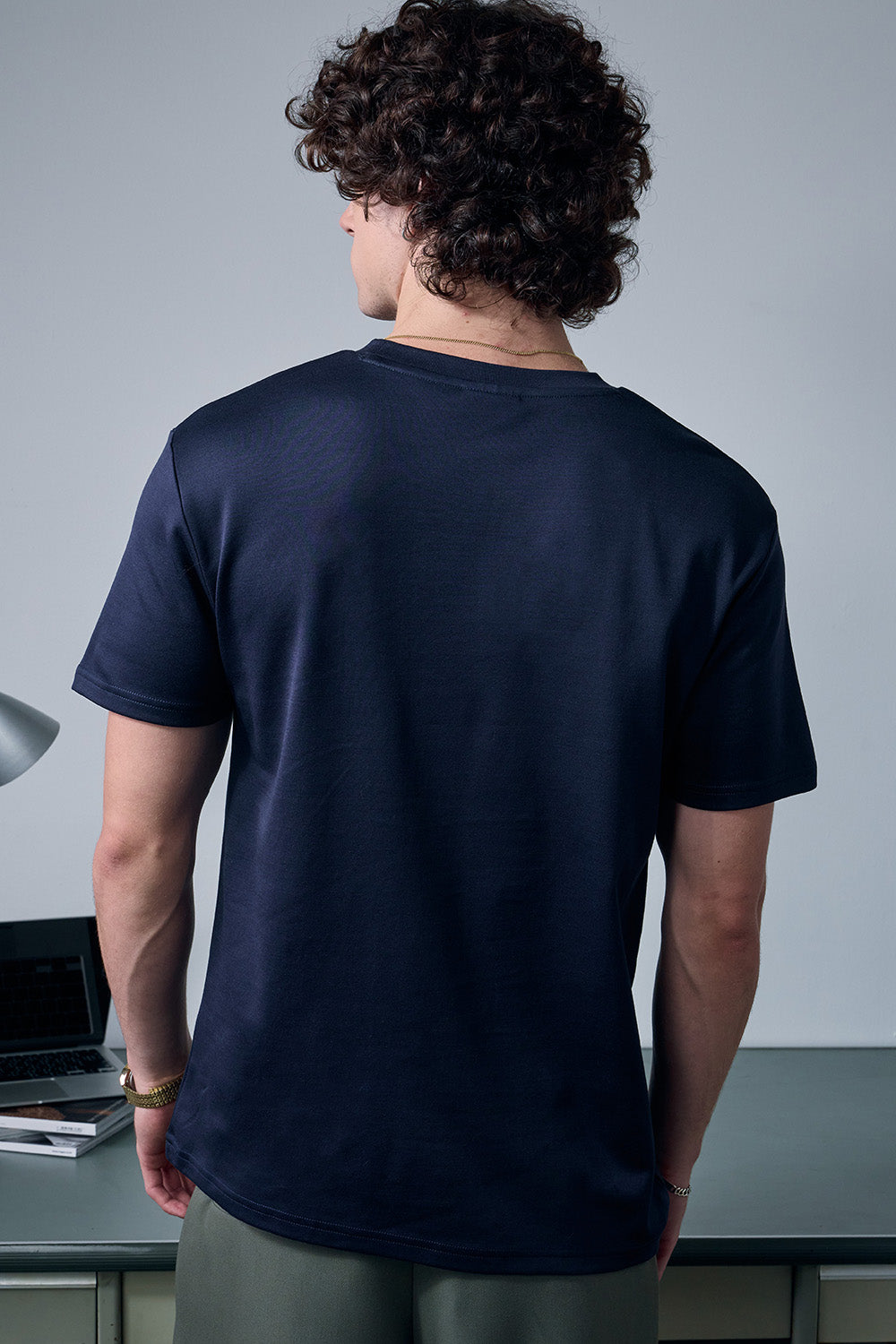 Navy Blue Regular Fit T-shirt
