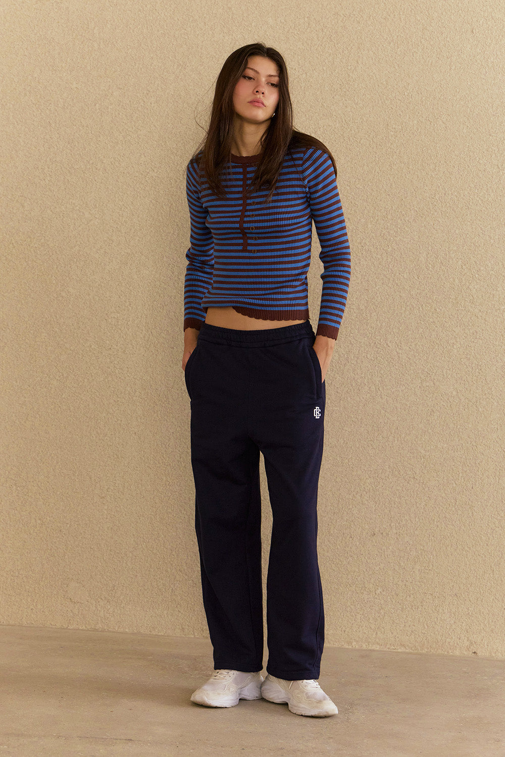 Navy Blue Essential Joggers - BonkersCorner