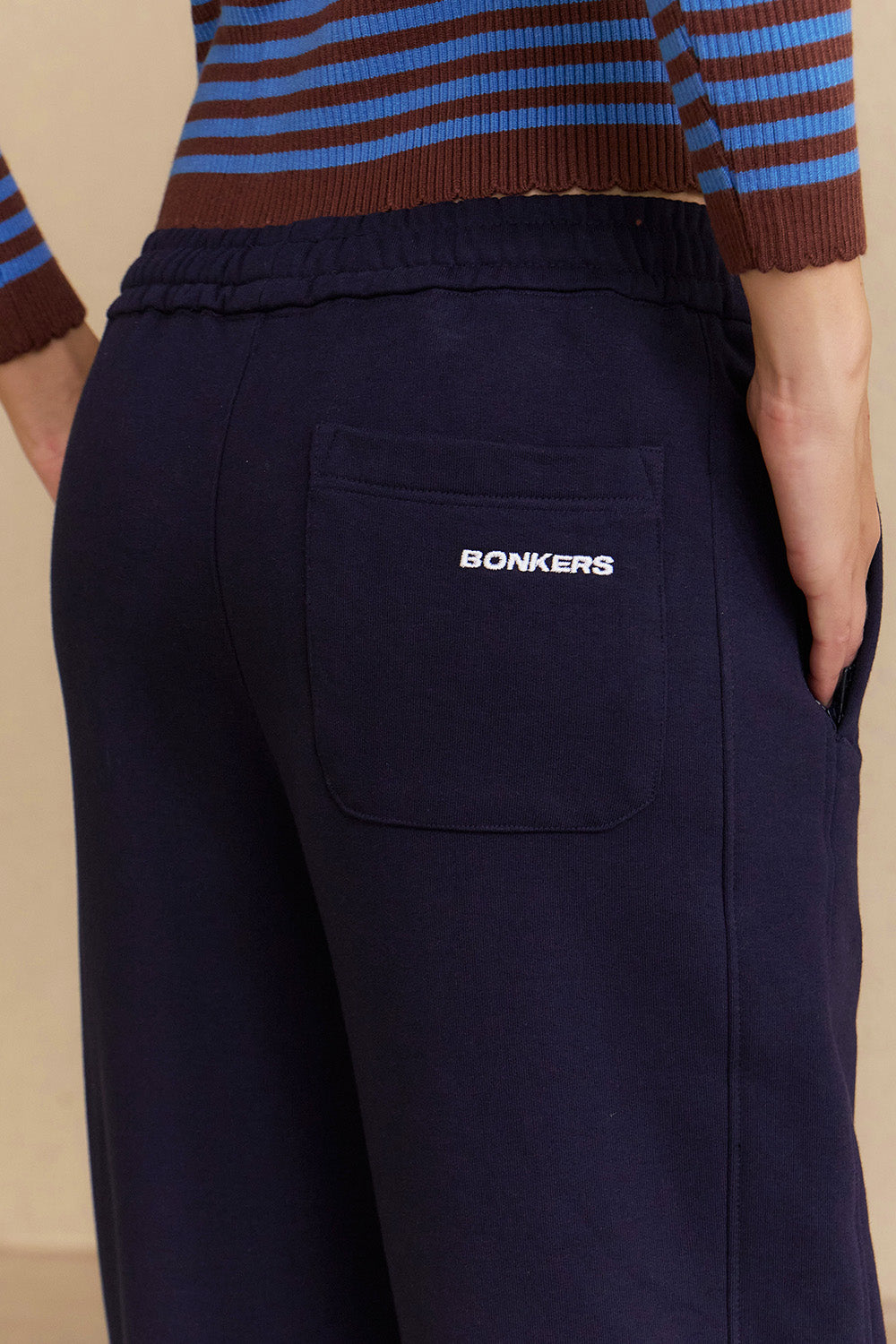 Navy Blue Essential Joggers - BonkersCorner