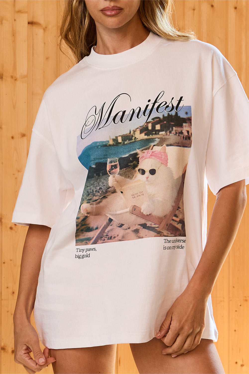 Manifest Beach Oversized T-shirt - BonkersCorner
