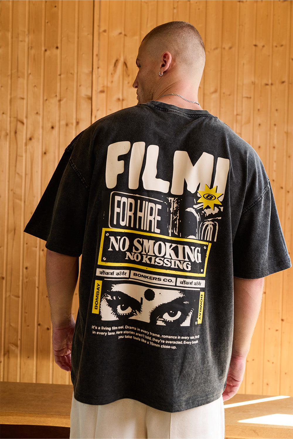 Bombay in 70mm Oversized T-shirt - BonkersCorner