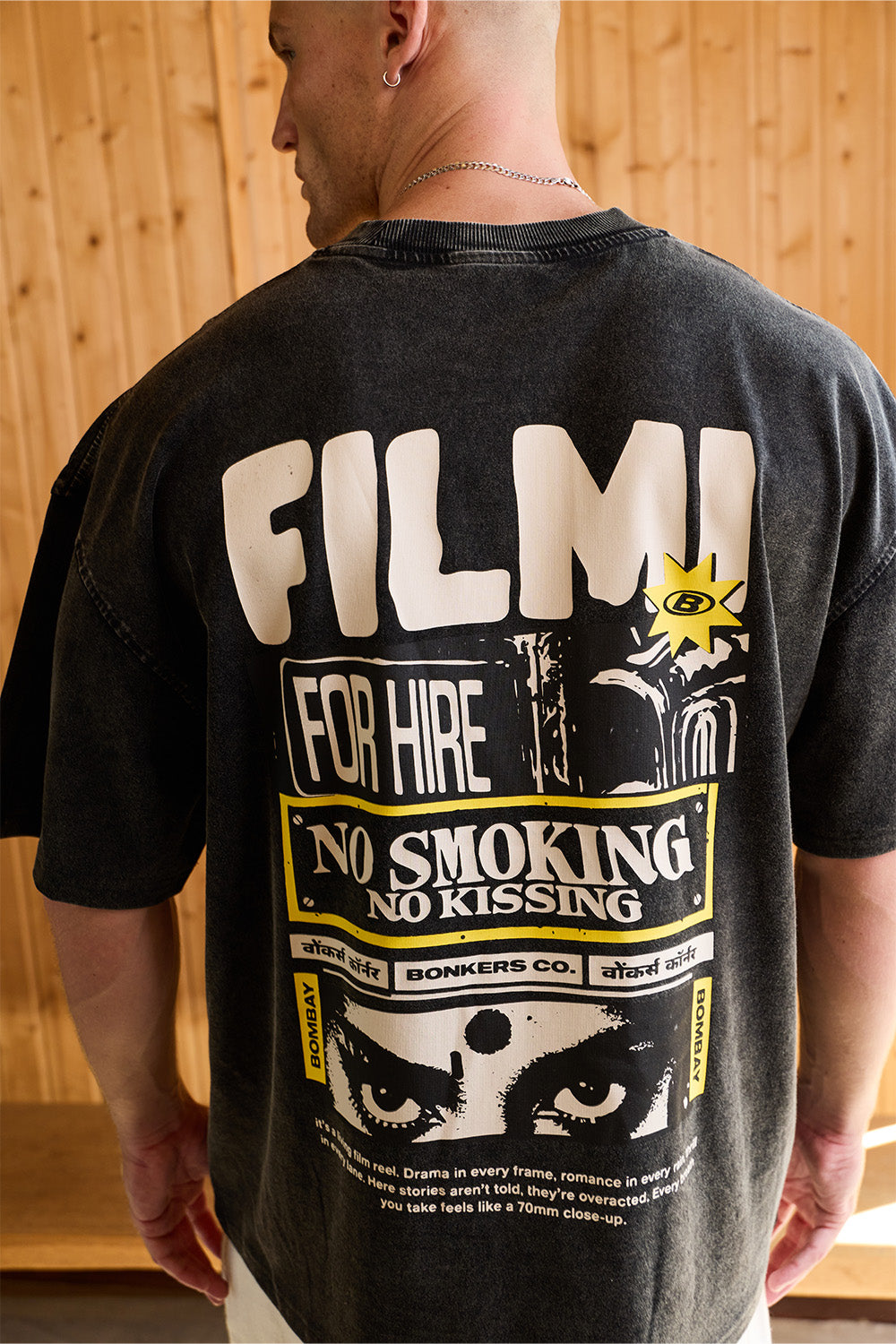 Bombay in 70mm Oversized T-shirt - BonkersCorner