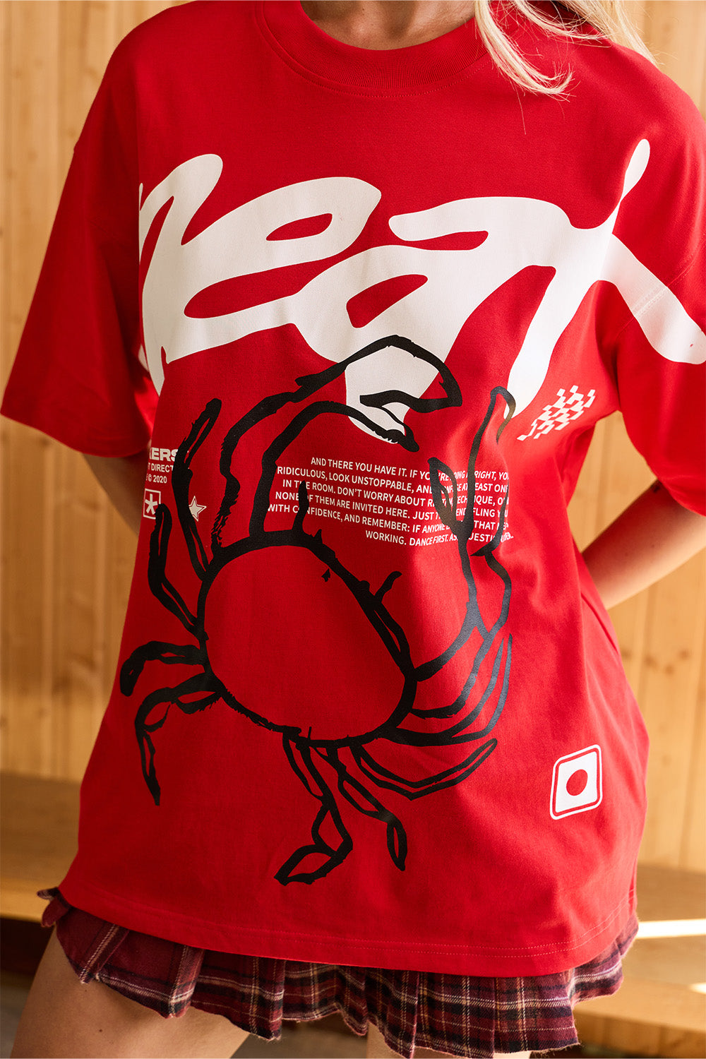 Snap Snap Oversized T-shirt - BonkersCorner