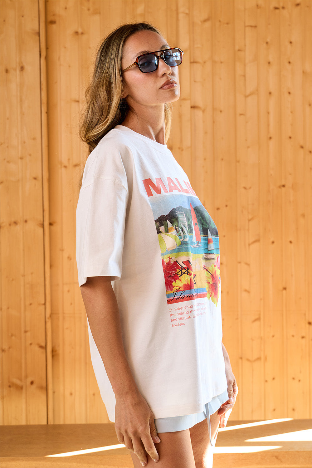 Island Time Oversized T-shirt - BonkersCorner