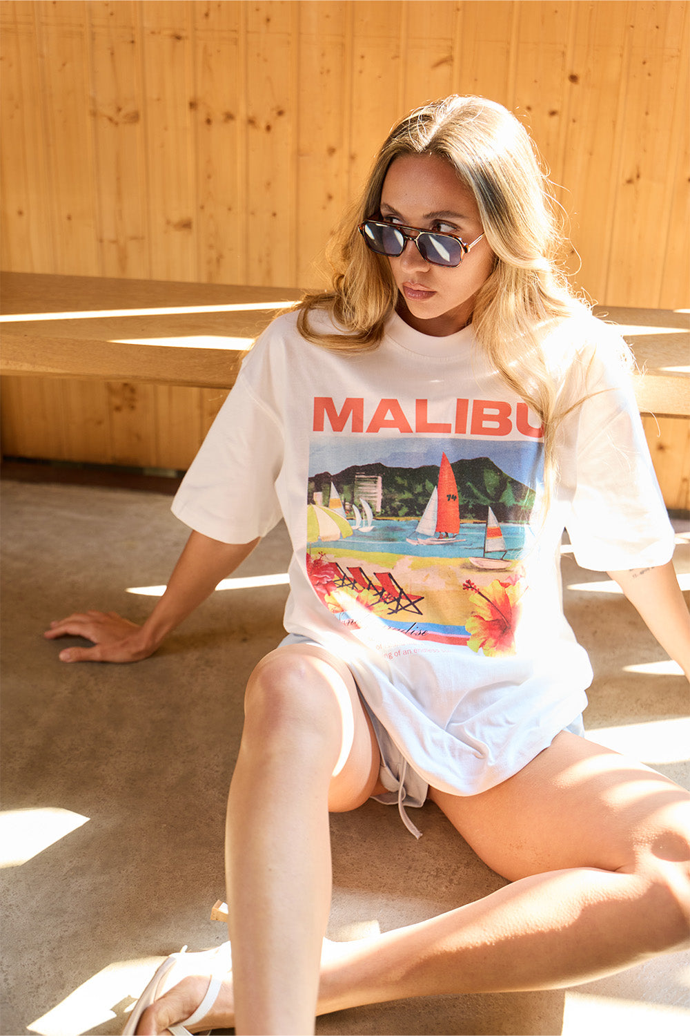 Island Time Oversized T-shirt - BonkersCorner