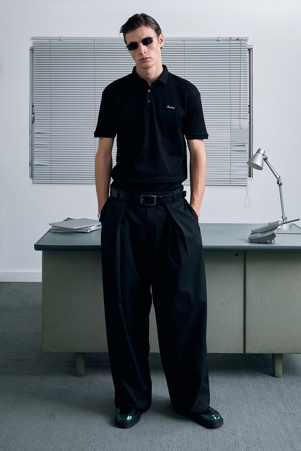 Premium Essential Black Polo