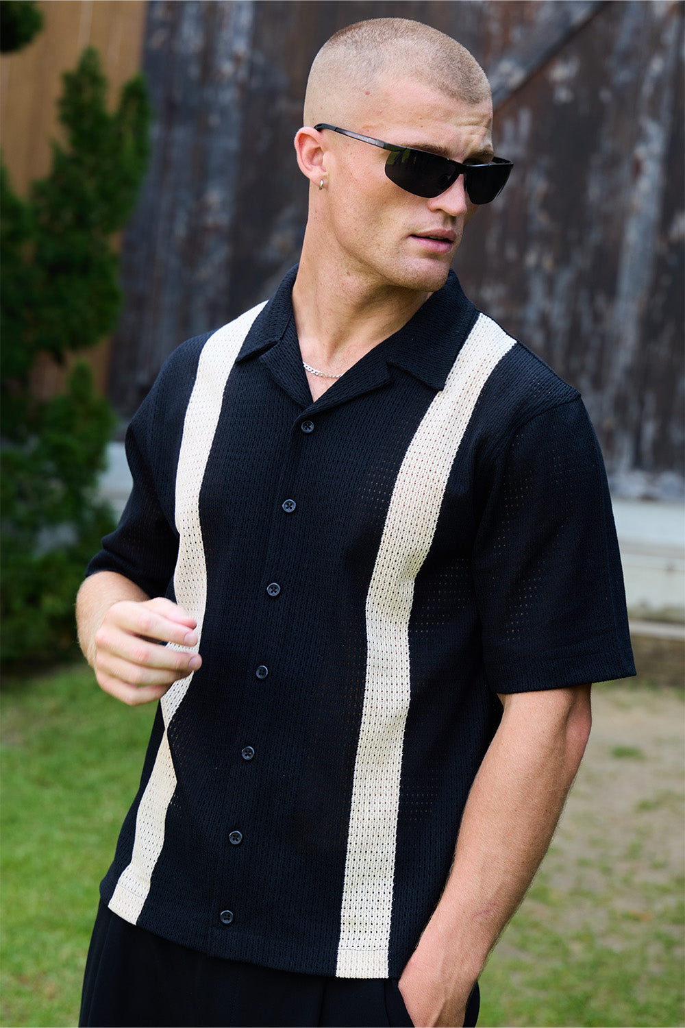 Solace Knit Relaxed Fit Shirt - BonkersCorner