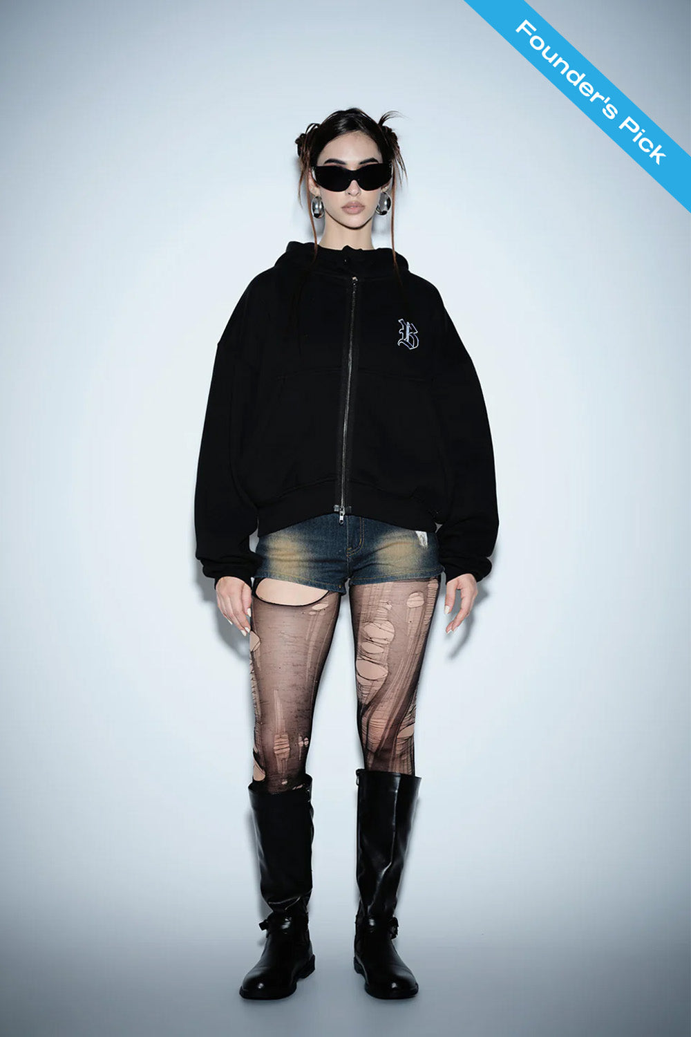 Shadow Sigil Zip Hoodie