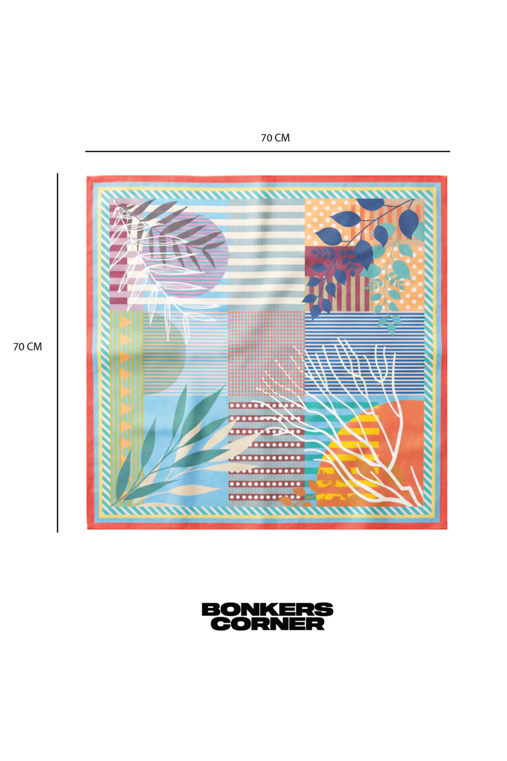 Patch Play Scarf - BonkersCorner