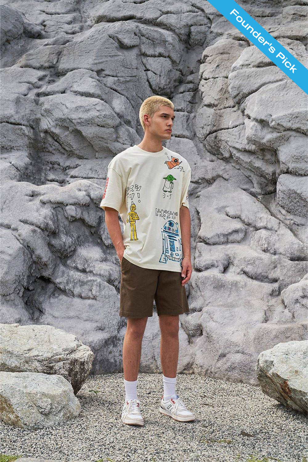 Star Wars Sketch Oversized T-shirt - BonkersCorner