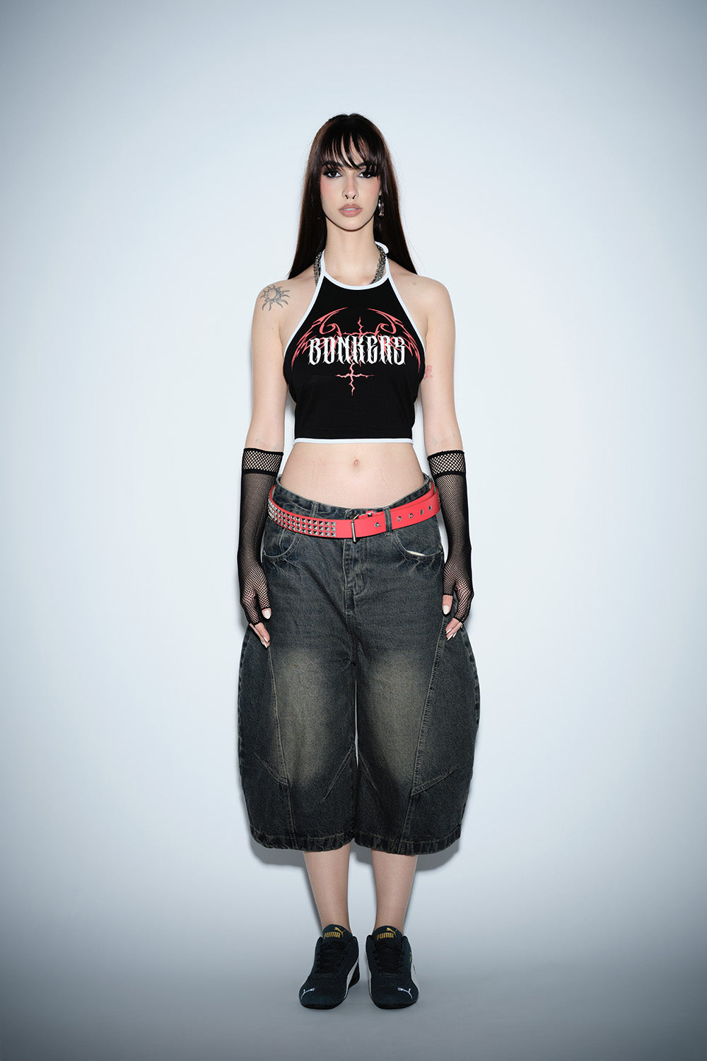 Scar Glyph Halter Neck Top - BonkersCorner