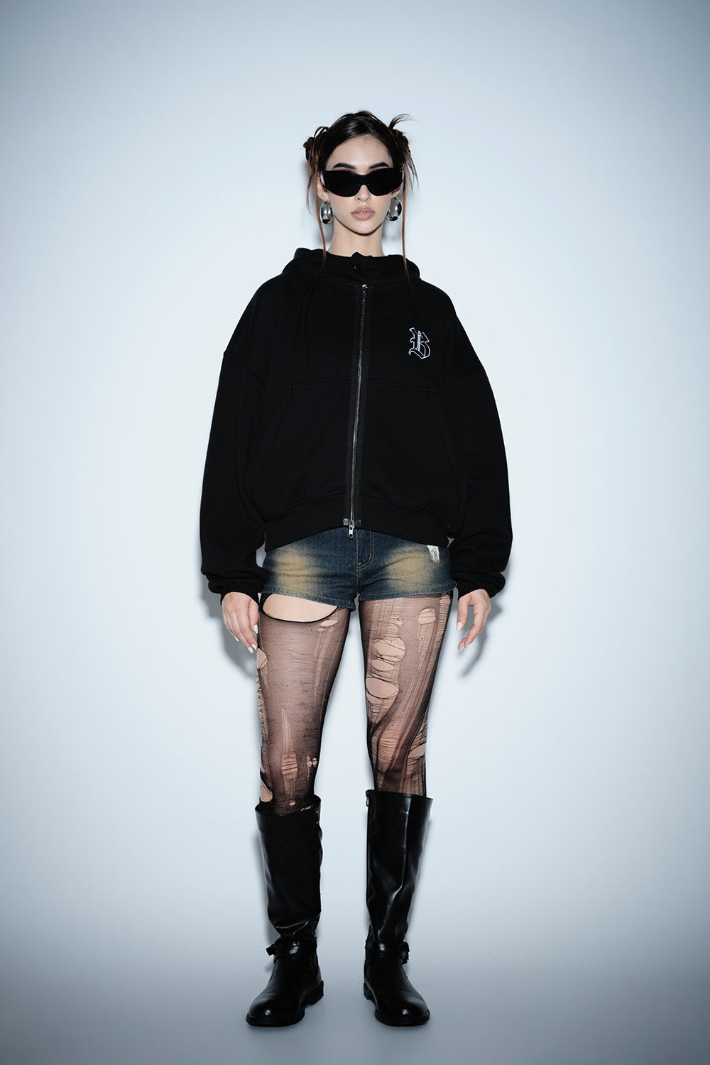 Shadow Sigil Zip Hoodie - BonkersCorner