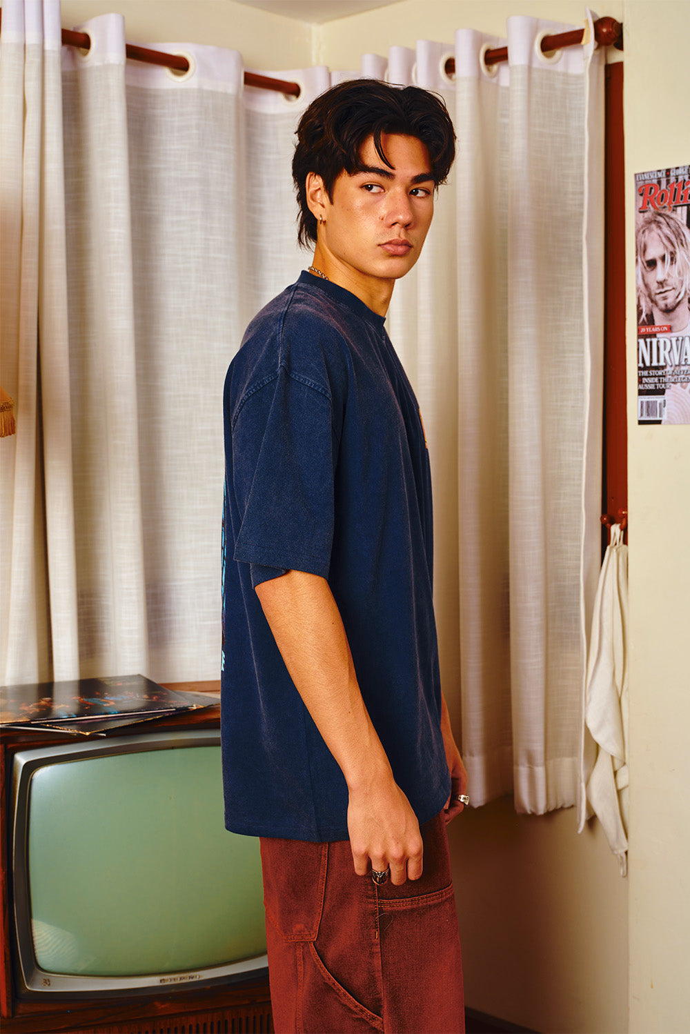 Smells Like Happy Memory Oversized T-shirt - BonkersCorner