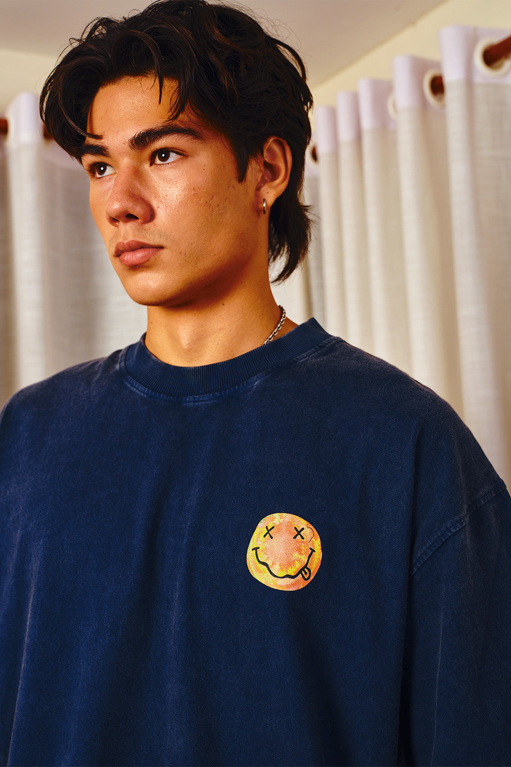 Smells Like Happy Memory Oversized T-shirt - BonkersCorner