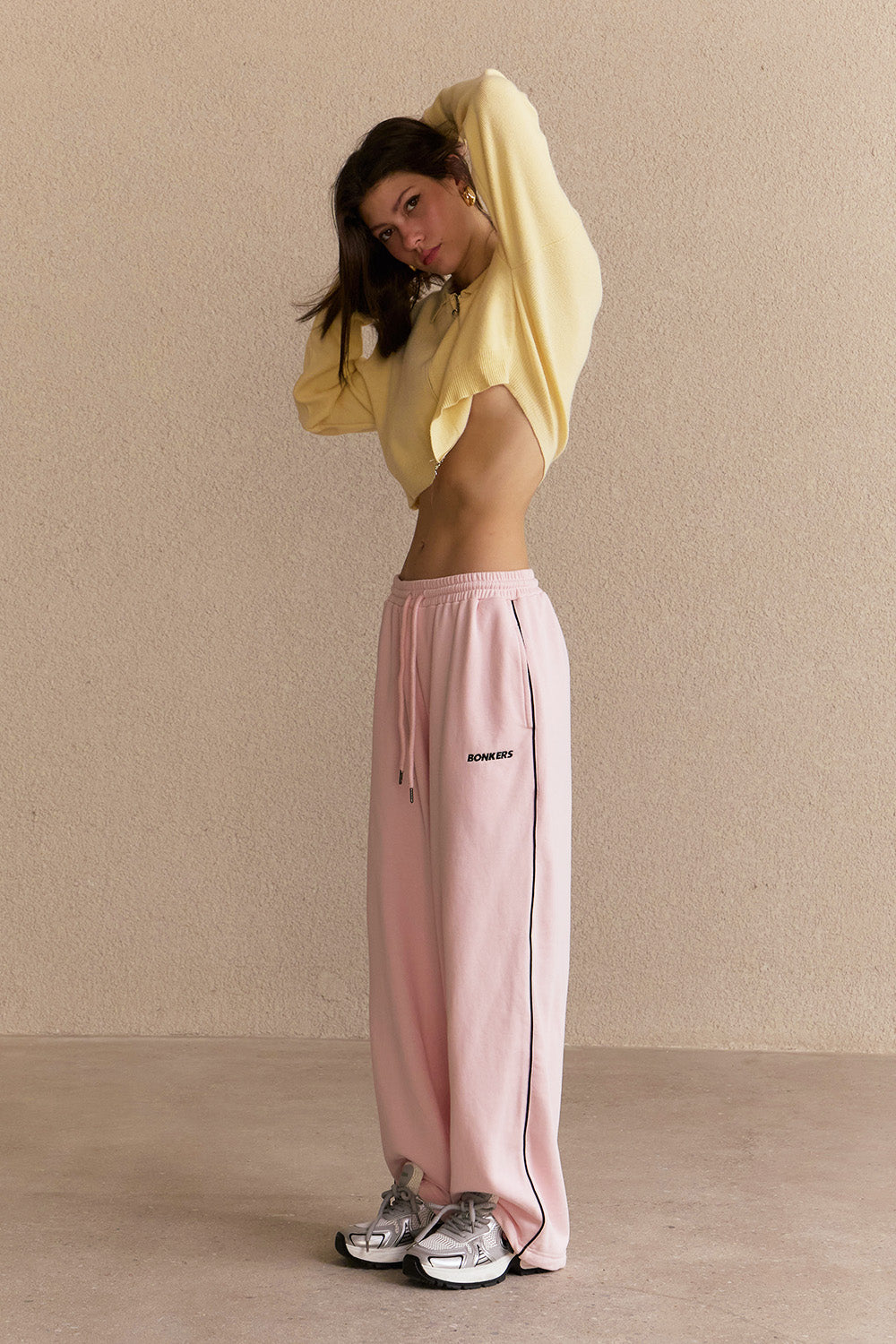 Soft Pink Track Pant - BonkersCorner