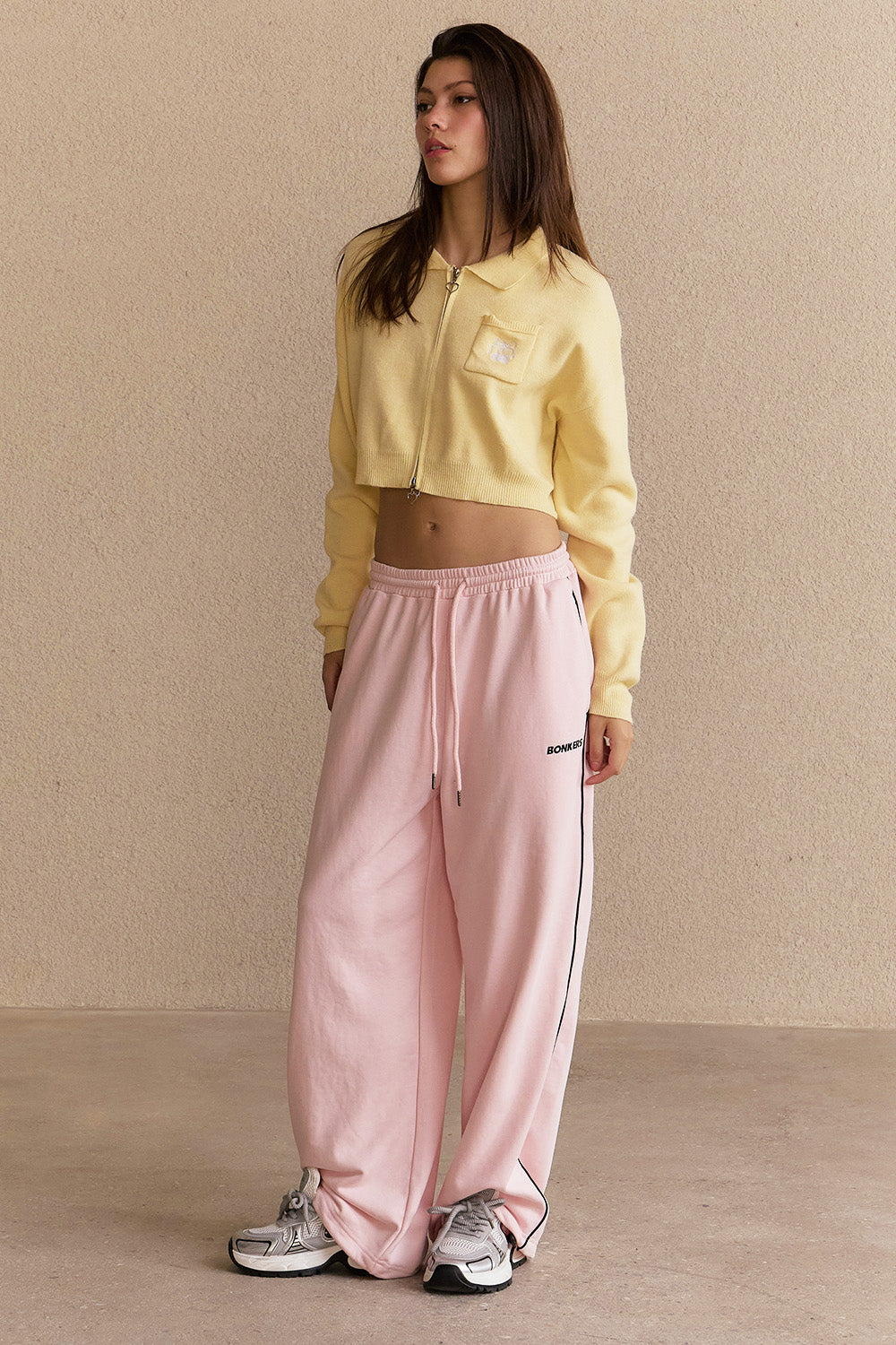 Soft Pink Track Pant - BonkersCorner