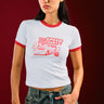Speed Count Red Baby Tee - BonkersCorner
