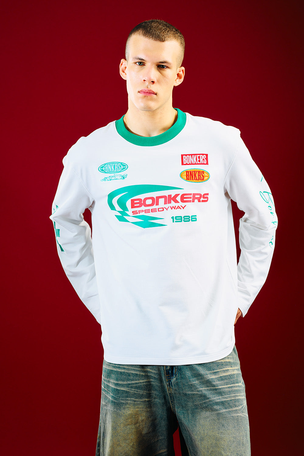 Speedway Long Sleeve T-shirt - BonkersCorner