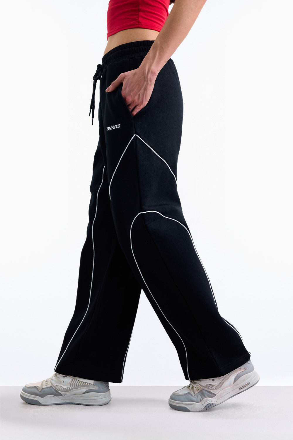 Split Apex Track Pants - BonkersCorner