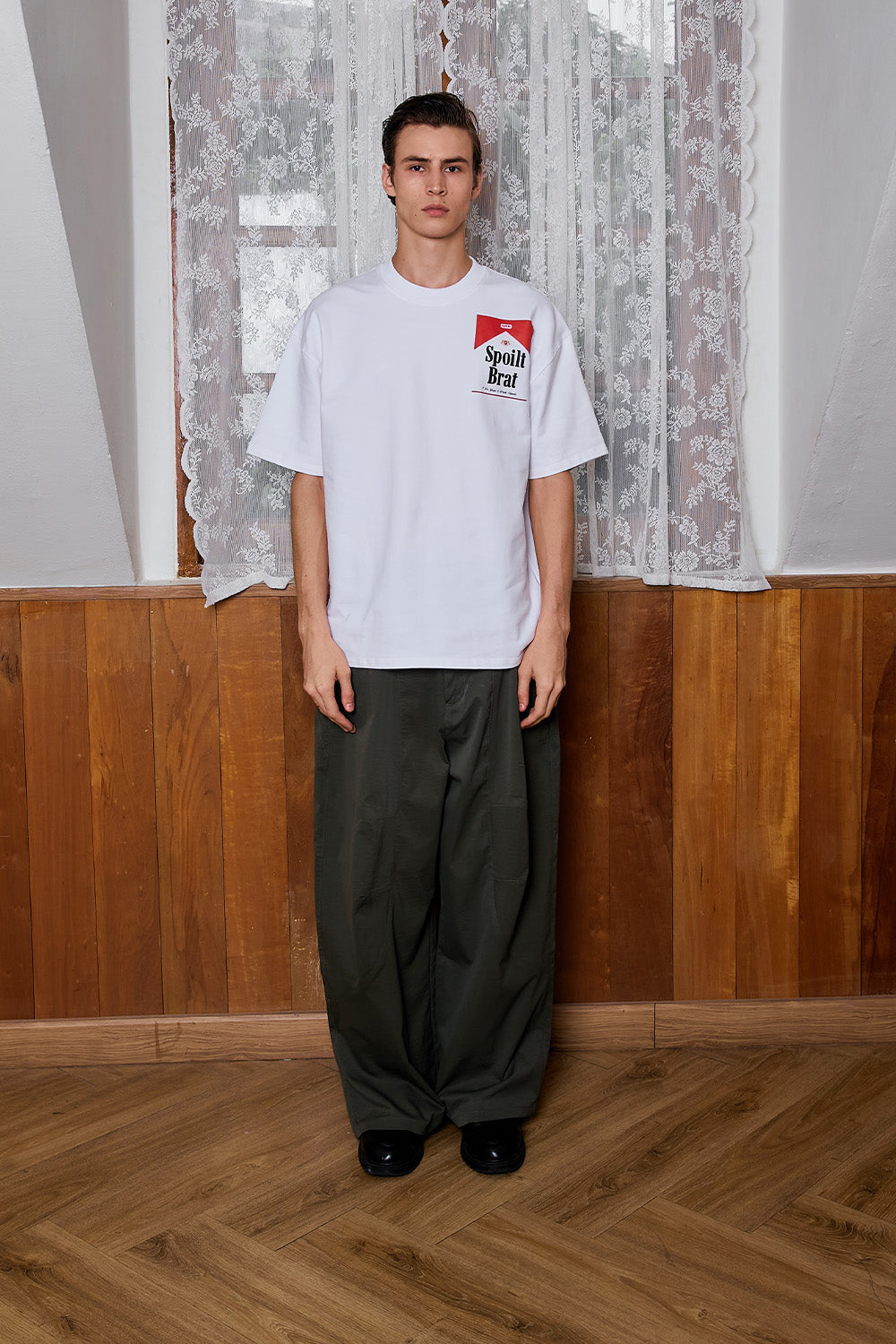 Spoilt Brat White Oversized T-shirt