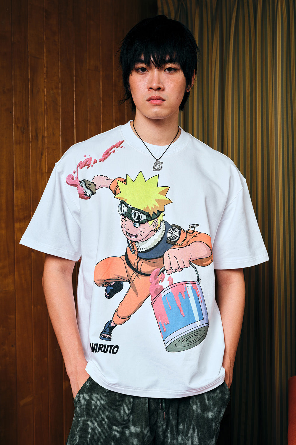 Spray Of Fire Oversized T-shirt