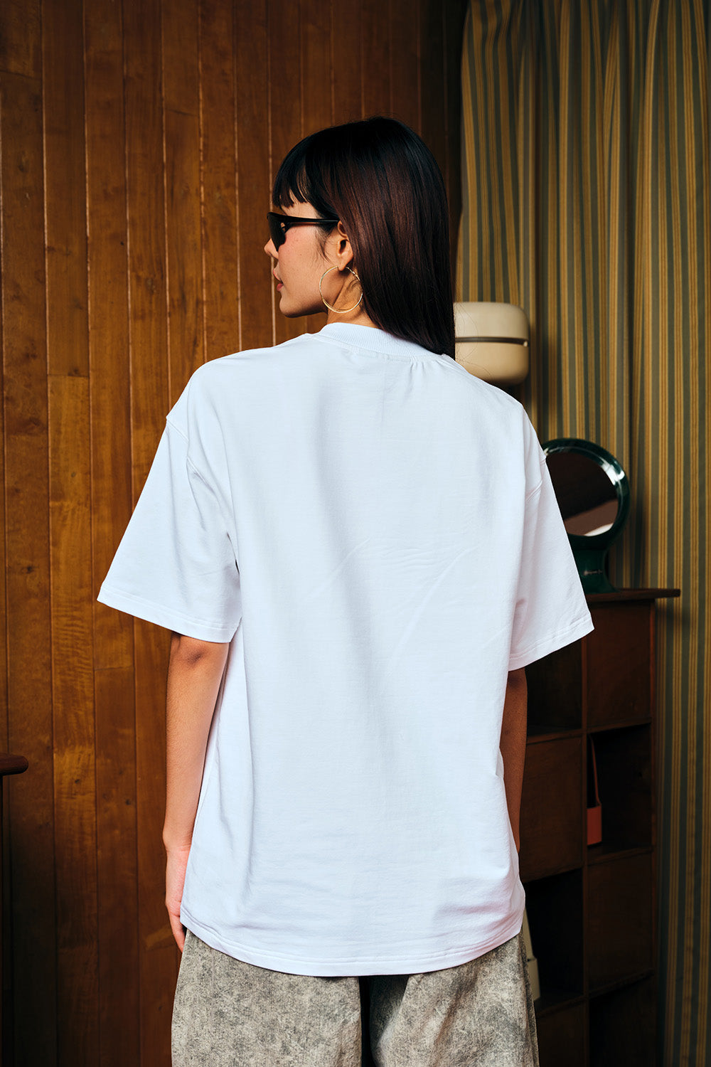 Spray Of Fire Oversized T-shirt